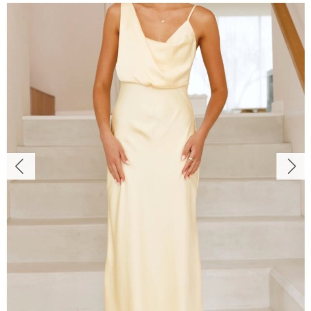 Audrey Maxi Dress - Yellow - 6